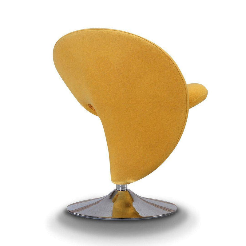 Patras Swivel Accent Chair - Yellow