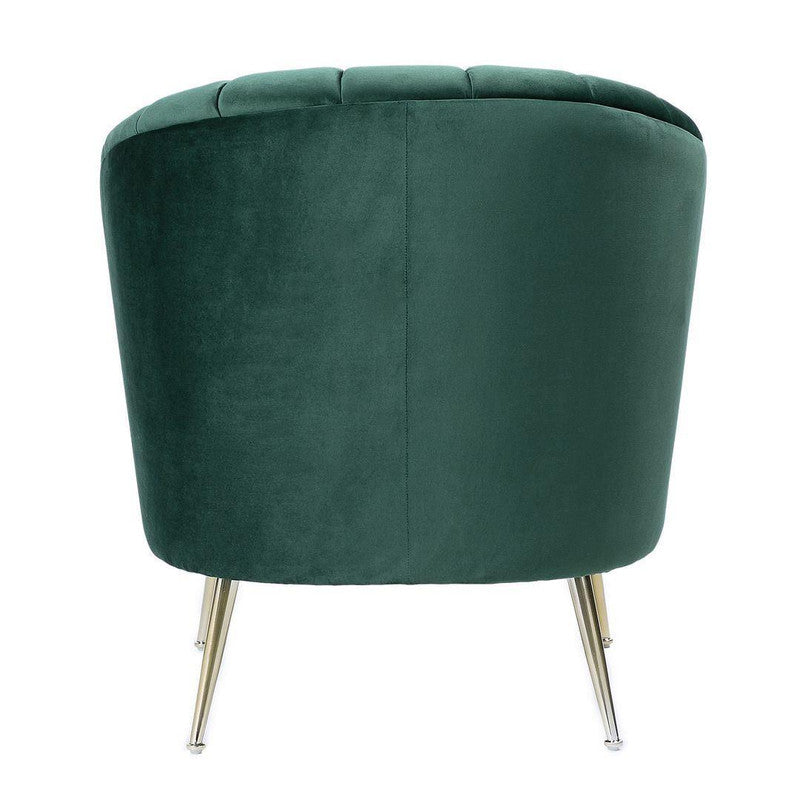 Misripara Velvet Accent Chair - Green