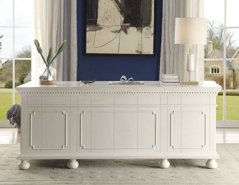 Sandford Executive Office Desk - White