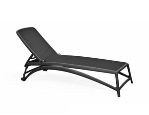 Nardi Atlantico Outdoor Chaise Lounger - Black