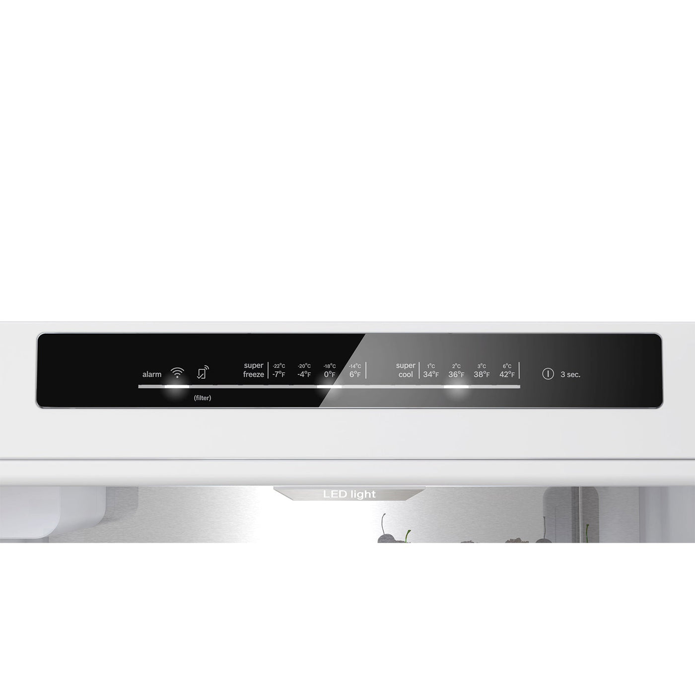 Bosch 24" Stainless Steel Smart Counter-depth Bottom Freezer Refrigerator with Home Connect (12.8 Cu. Ft) - B24CB80ESS