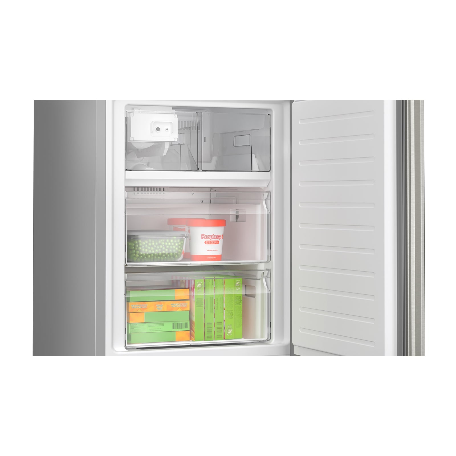 Bosch 24" Stainless Steel Smart Counter-depth Bottom Freezer Refrigerator with Home Connect (12.8 Cu. Ft) - B24CB80ESS