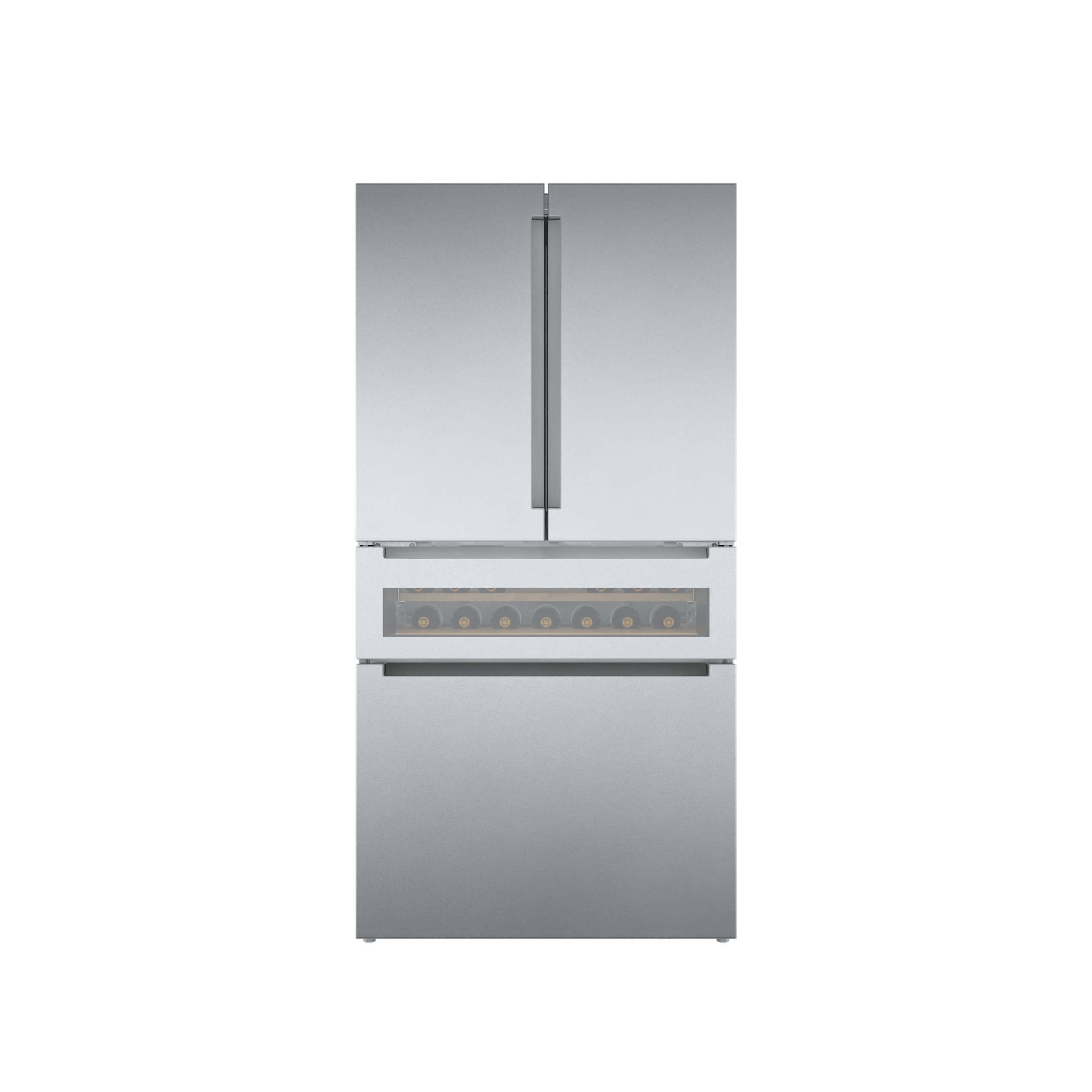 Bosch Stainless Steel Counter Depth French Door Refrigerator with Wine Drawer (21.2 Cu.Ft) - B36CL81ENG