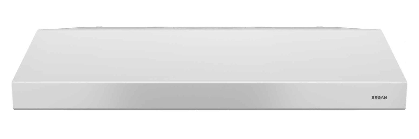 Broan White 24" 300 Max CFM Under-the-Cabinet Range Hood - BCS324WWC