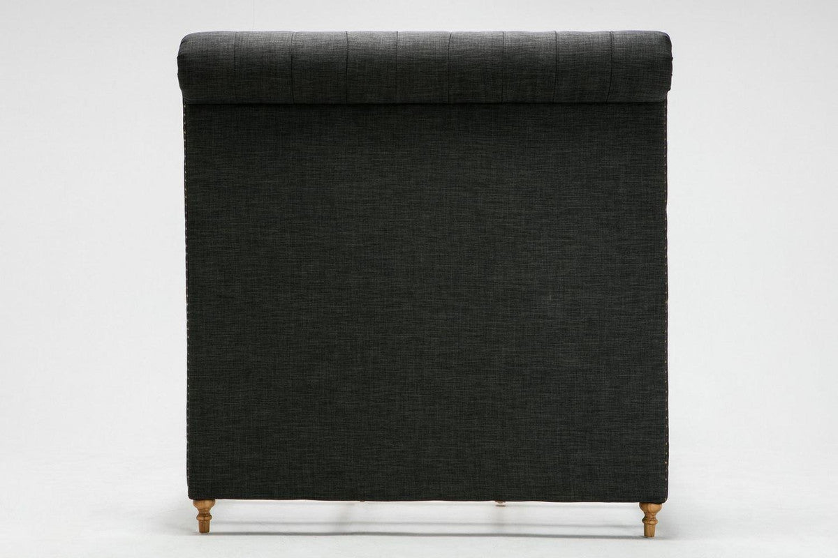 Tongeren Queen Bed - Charcoal