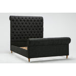 Tongeren Full Bed - Charcoal