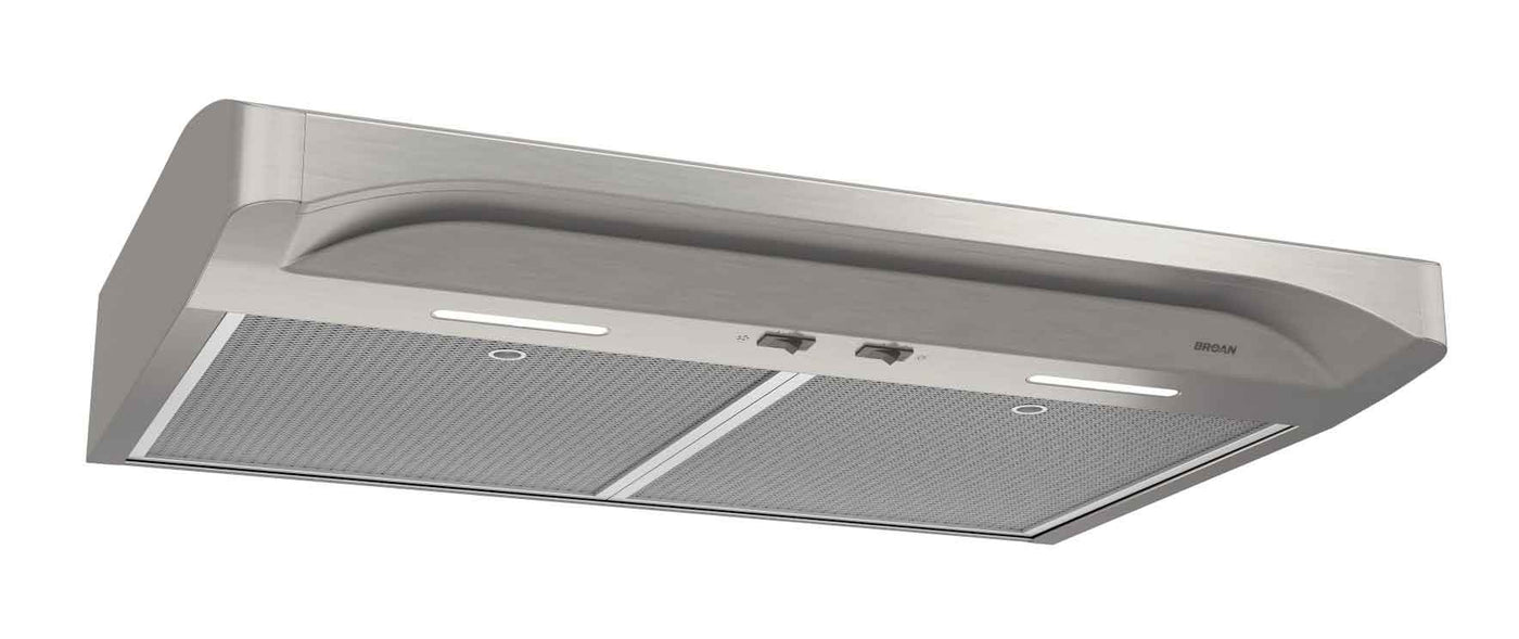Broan Stainless Steel 30" 250 CFM Under-the-Cabinet Range Hood - BQSEN130SS