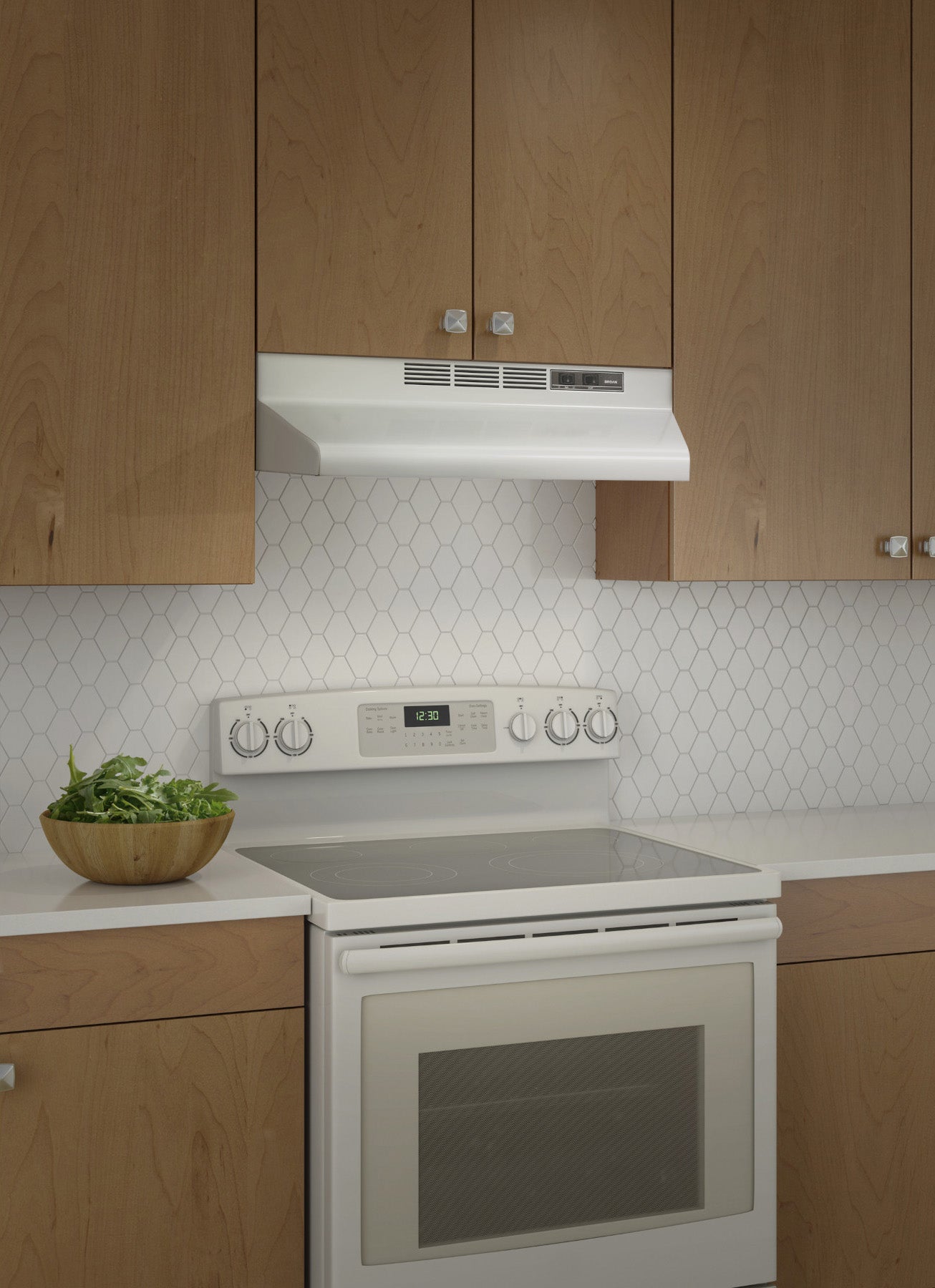 Broan White 24" 210 Max CFM Under-the-Cabinet Range Hood - BU224WH