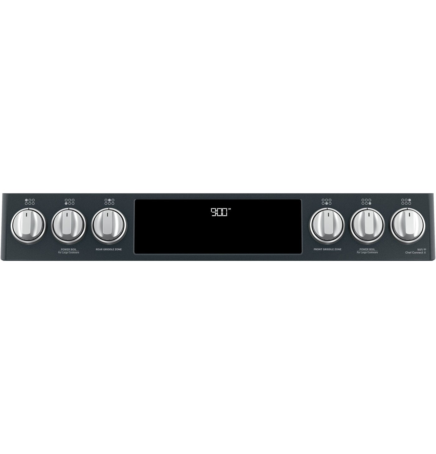 Café™ Matte Black 30" Slide-In Front Control Dual-Fuel Convection Range with Air Fry and Warming Drawer (5.7 CU.Ft) - CC2S900P3MD1