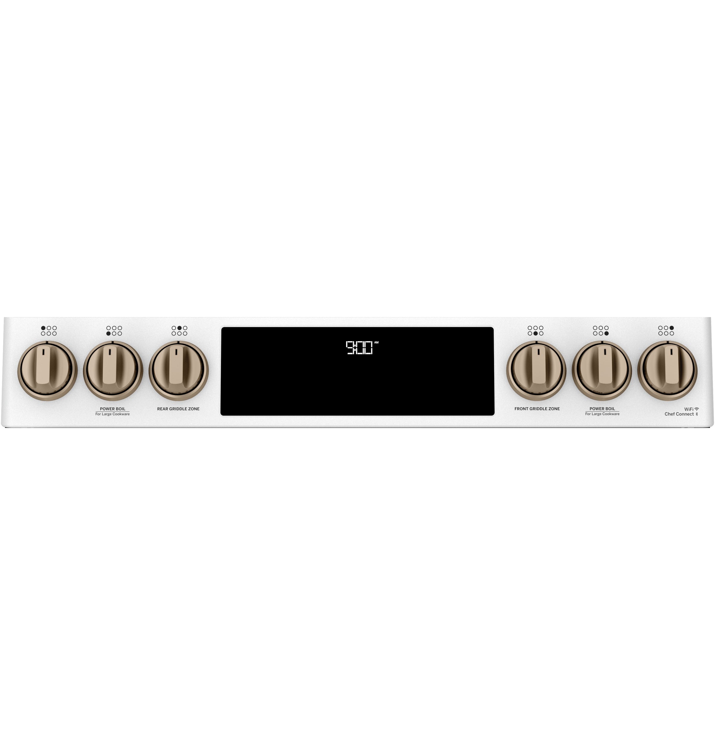 Café™ Matte White 30'' Slide-In Front Control Dual-Fuel Convection Range with Air Fry and Warming Drawer (5.7 Cu.Ft) - CC2S900P4MW2