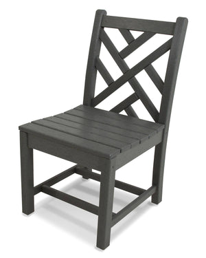 POLYWOOD® Chippendale Dining Side Chair - Slate Grey