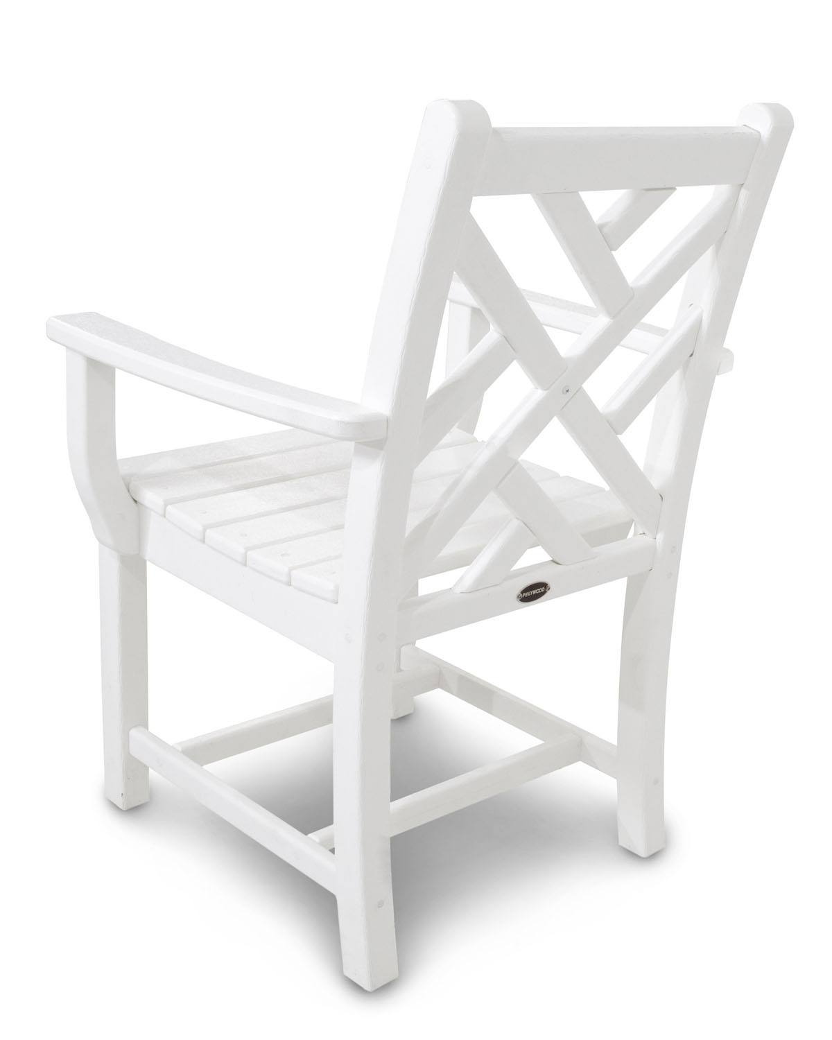 POLYWOOD® Chippendale Dining Arm Chair - White