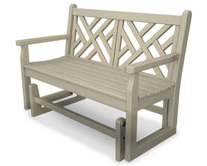 POLYWOOD® Chippendale Glider - Sand