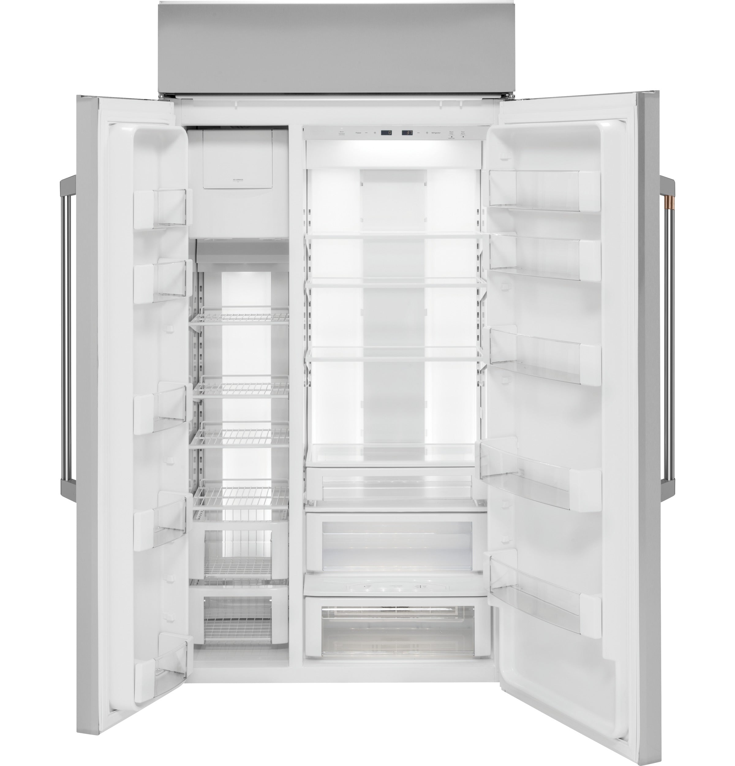 Café Stainless Steel 48" Built-In Side-by-Side Refrigerator (29.6 Cu.Ft.) - CSB48WP2NS1
