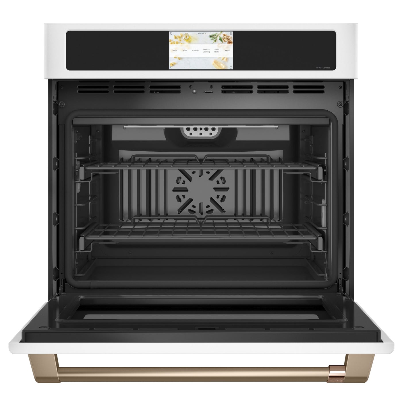 Café Matte White 30" Built-In Convection Single Wall Oven (5.0 Cu.Ft) - CTS90DP4NW2