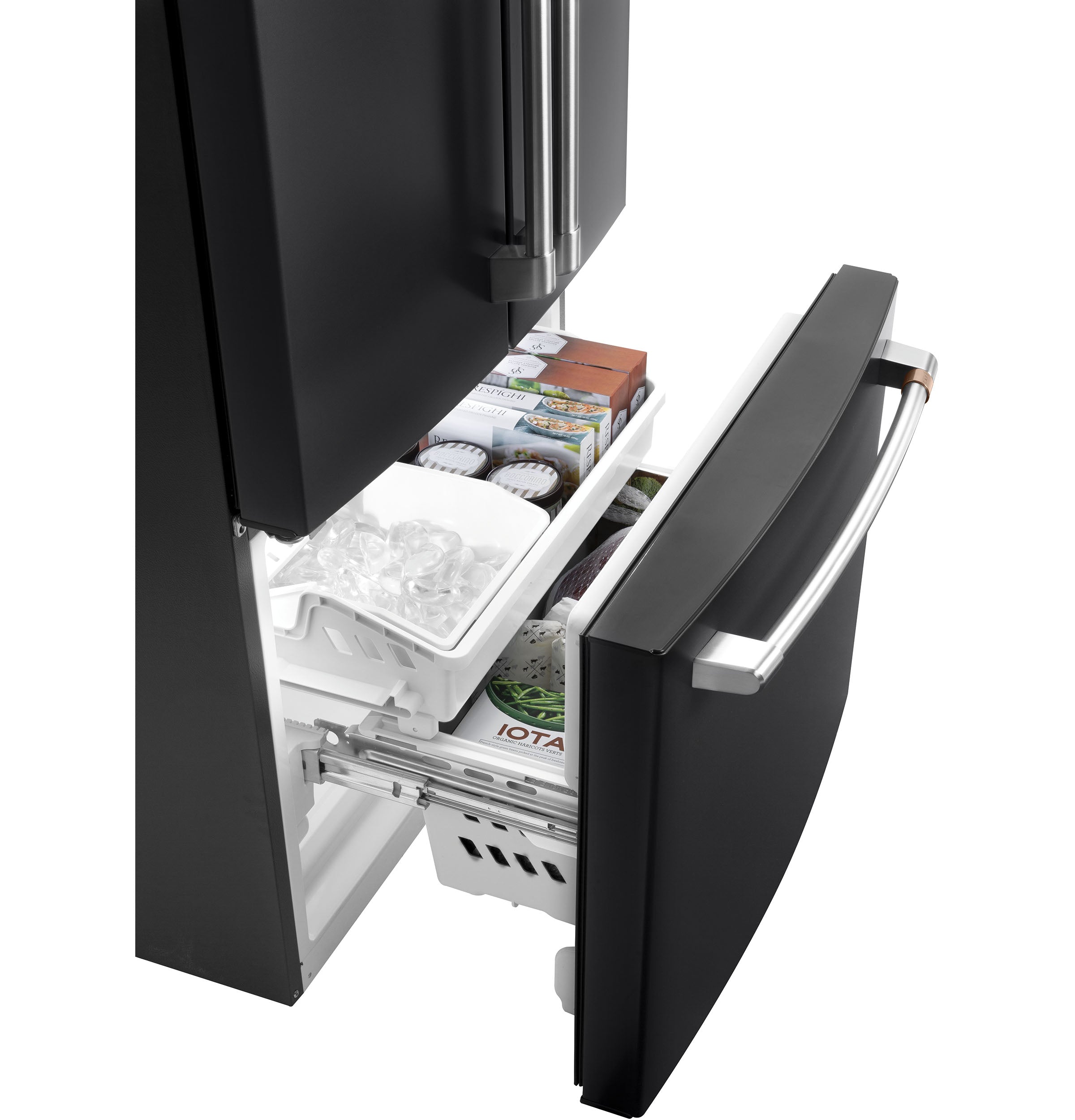 Café Matte Black 33" Counter-Depth French-Door Refrigerator (18.6 Cu. Ft.) - CWE19SP3ND1