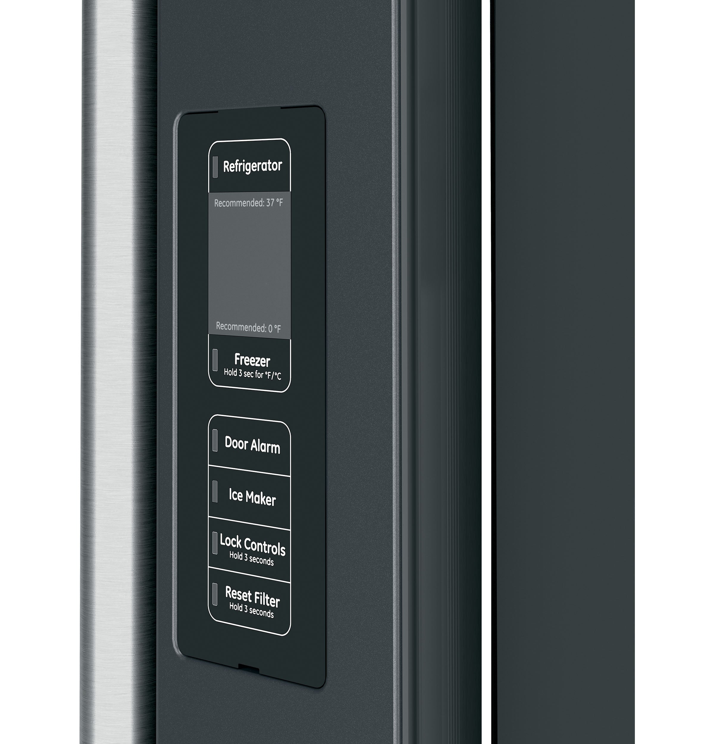 Café Matte Black 36" Counter-Depth French-Door Refrigerator (23.1 Cu. Ft.) - CWE23SP3MD1