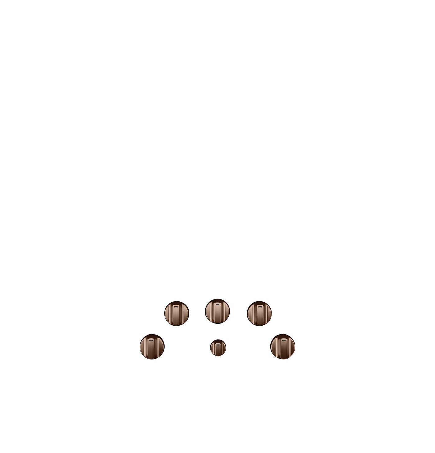 Café™ Brushed Copper 5-Piece Electric Cooktop Knobs - CXCE1HKPMCU