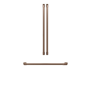 Café Brushed Copper Handle Kit for 36" Refrigerators - CXLB3H3PMCU