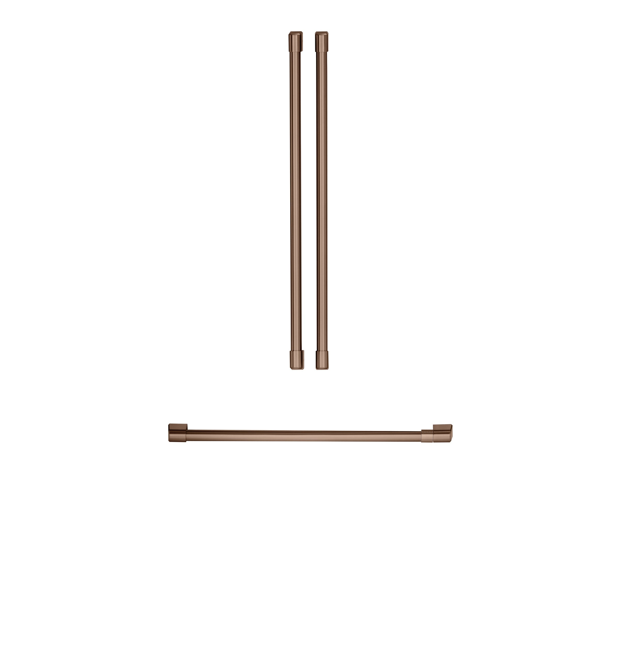 Café Brushed Copper French Door Refrigerator Handle Kit - CXMB3H3PNCU