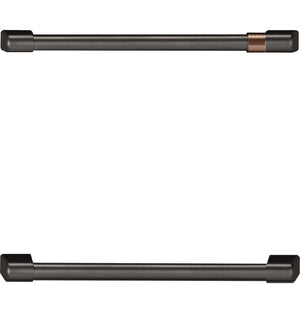 Café Brushed Black Undercounter Refrigeration Handle Kit - CXQD2H2PNBT