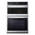 LG Smudge-Proof Stainless Steel Smart Combination Wall Oven with Fan Convection and Air Fry (6.4 Cu. Ft) - WCEP6423F
