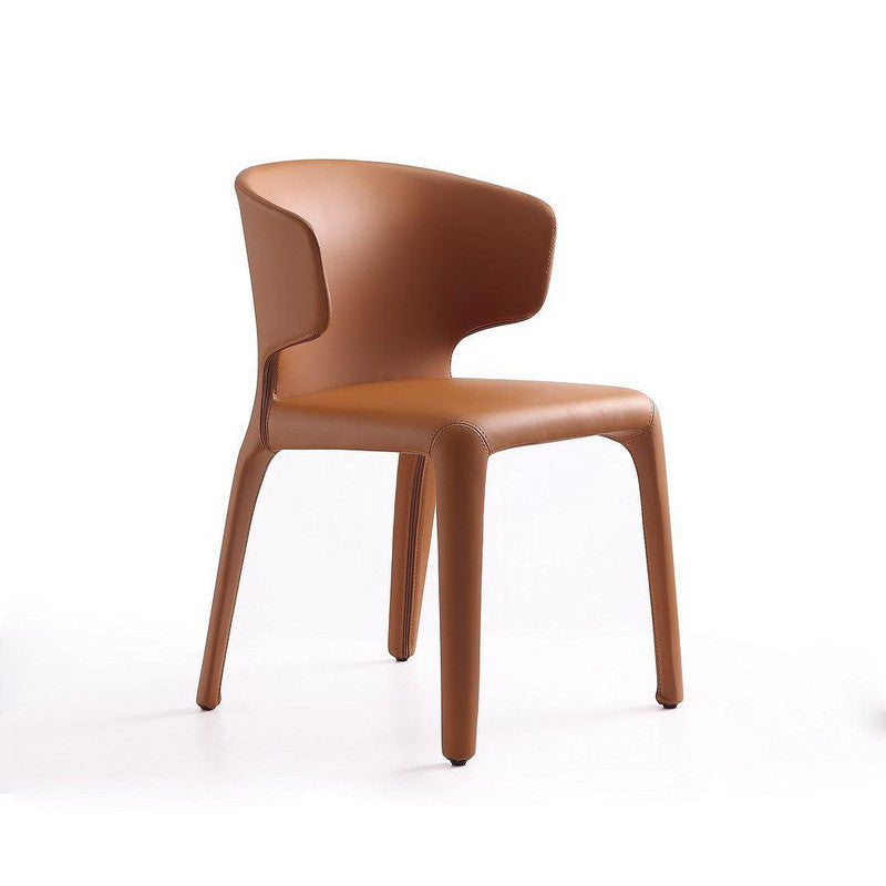 Kediri Dining Chair Set of 2 - Saddle Brown