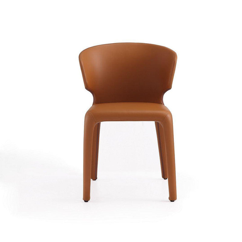 Kediri Dining Chair Set of 2 - Saddle Brown