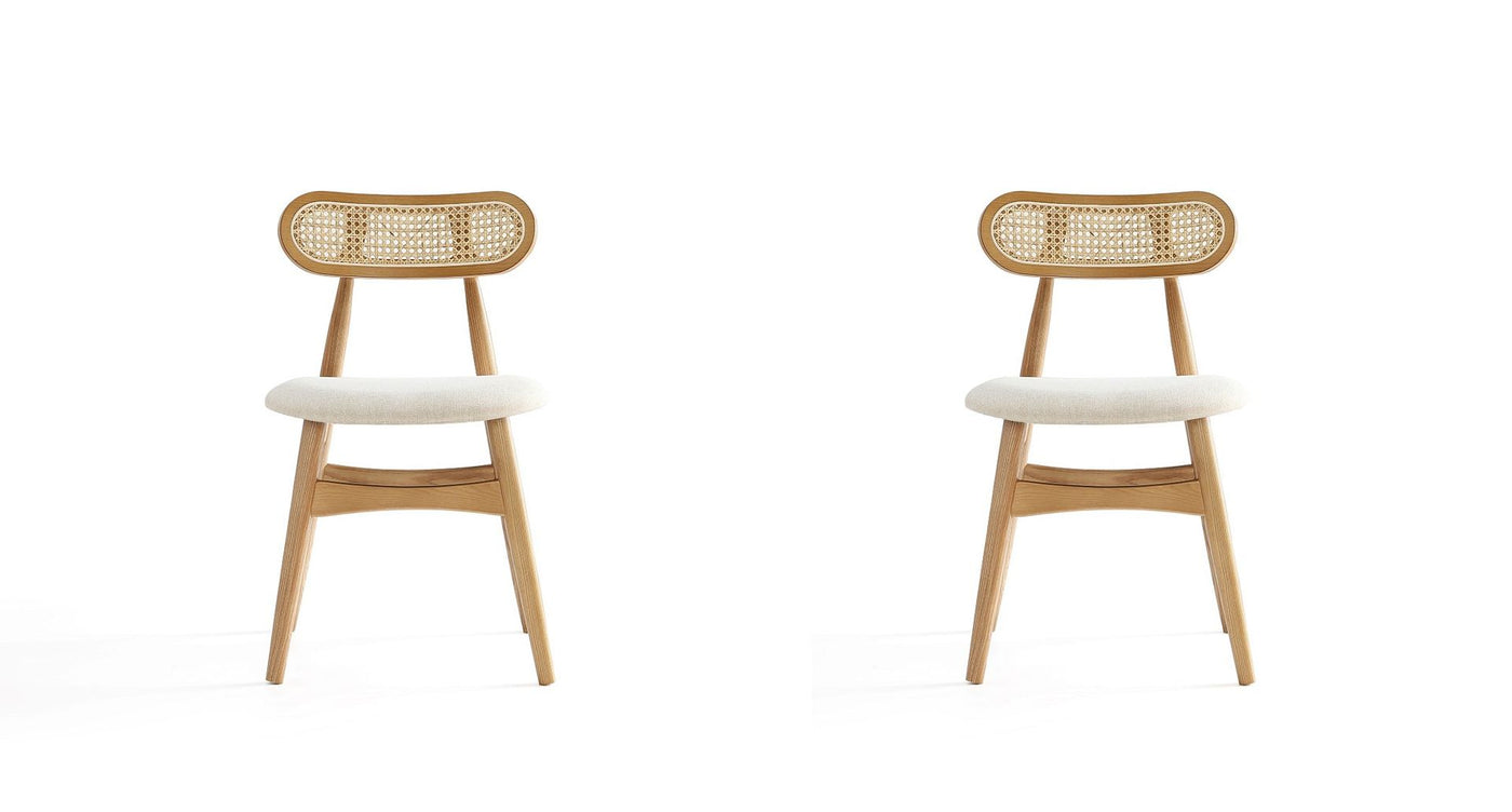 Oliver Dining Chair - Nature/Oatmeal - Set of 2