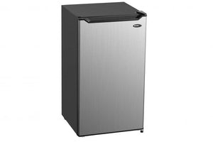 Danby Black With Stainless Door Mini Fridge (4.4 Cu.Ft.) DCR044B1SLM