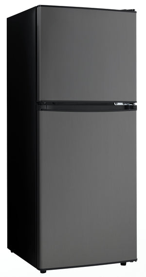 Danby Black Stainless Steel Look Compact Refrigerator (4.7 Cu.Ft.) - DCR047A1BBSL