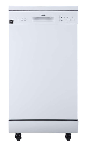 Danby White 18″ Portable Dishwasher - DDW1805EWP