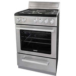 Danby Black and Stainless Coil Range 24" - DERM240BSSC