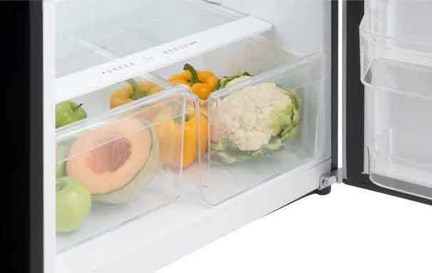 Danby Black And Stainless Look Apartment Size Refrigerator (10.1 Cu.Ft.) - DFF101B1BSLDB