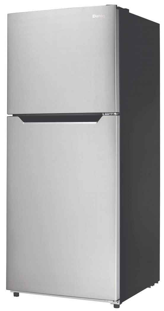Danby Black And Stainless Look Apartment Size Refrigerator (10.1 Cu.Ft.) - DFF101B1BSLDB