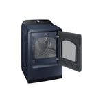 Samsung Navy Top Load Washer with Pet Care and Agitator (6.1cu.ft) & Smart Dryer with Pet Care (7.4cu.ft) - WA53CG7155ADA4/DVE54CG7155DAC