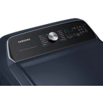 Samsung Navy Top Load Washer with Pet Care and Agitator (6.1cu.ft) & Smart Dryer with Pet Care (7.4cu.ft) - WA53CG7155ADA4/DVE54CG7155DAC