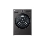 LG Black Steel 5.8 cu. ft. Front Load Washer with AI DD™ 2.0 and LCD Knob - WM6700HBA