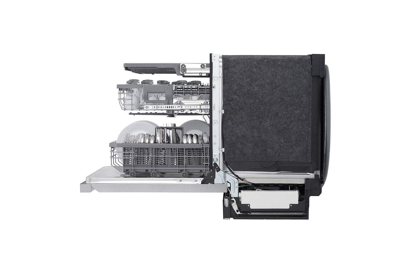 LG Stainless Steel Smart Top Control Dishwasher with QuadWash™ and Dynamic Dry™ - LDPM6762S