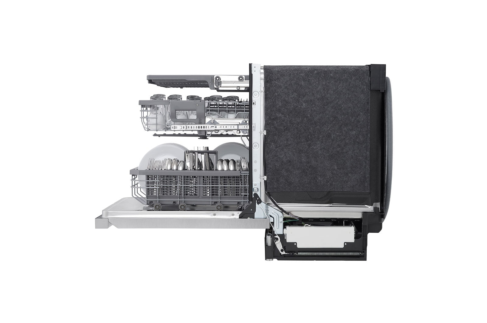 LG Stainless Steel Smart Top Control Dishwasher with QuadWash™ and Dynamic Dry™ - LDPM6762S