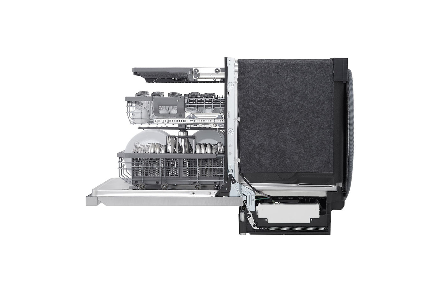LG Stainless Steel Smart Top Control Dishwasher with QuadWash™ and Dynamic Dry™ - LDPM6762S