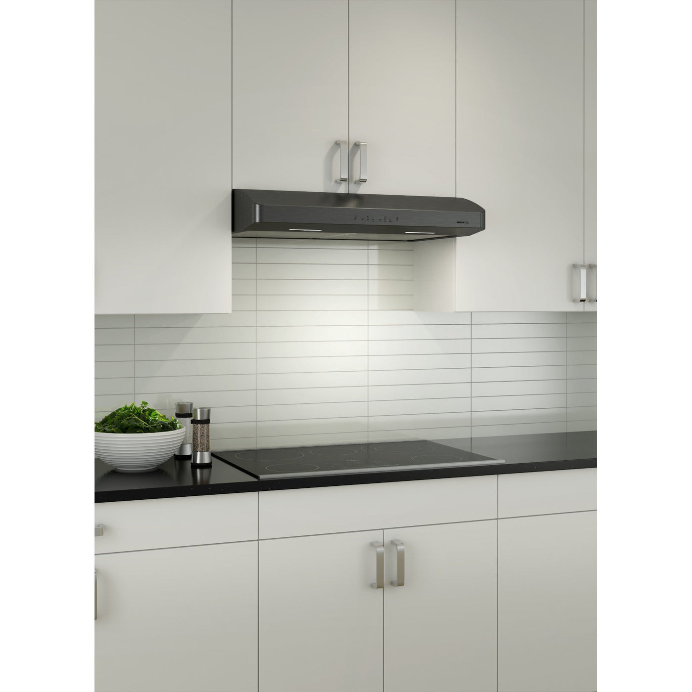 Broan Black Stainless Steel 30" 650 Max CFM Under-the-Cabinet Range Hood - ERLE130BLS