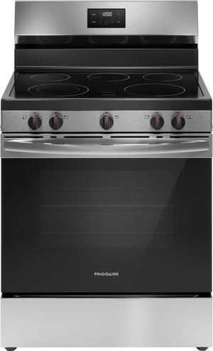 Frigidaire Stainless Steel 30" Electric Range (5.3 Cu. Ft) - FCRE305CBS
