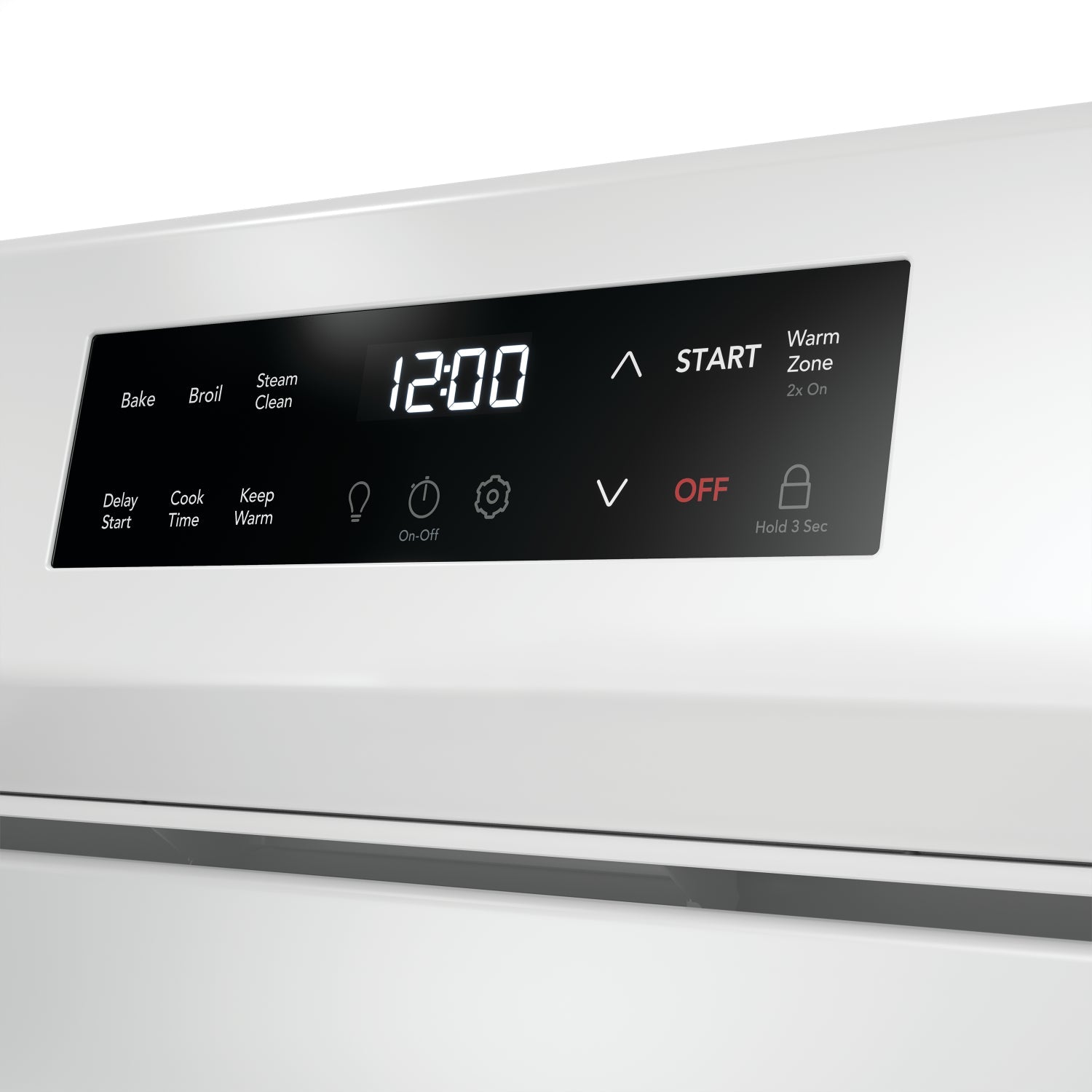 Frigidaire White 30" Electric Range with EvenTemp™ (5.3 Cu.Ft) - FCRE306CAW