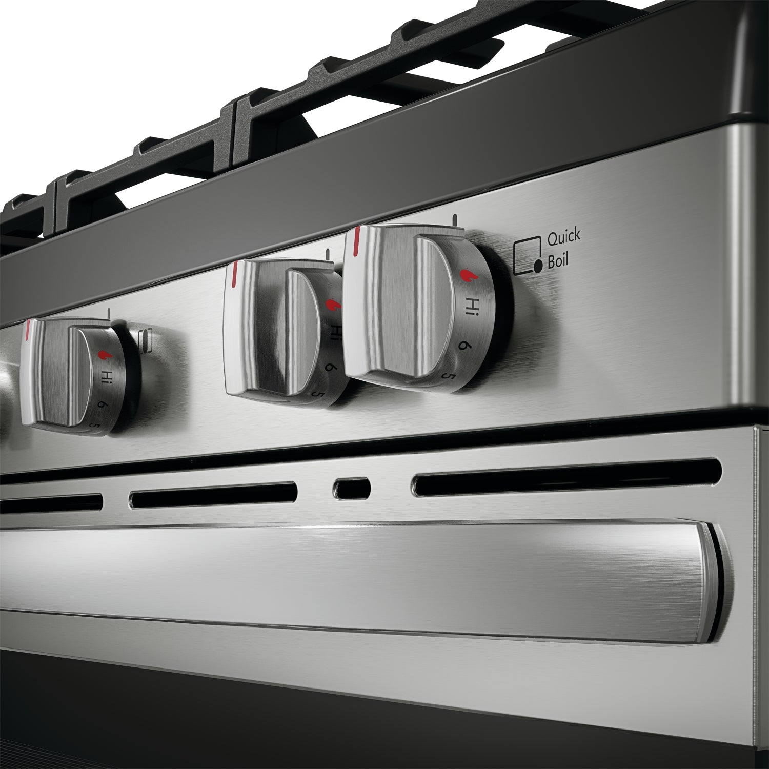 Frigidaire Stainless Steel 30" Gas Range with Quick Boil and Even Baking Technology (5.1 Cu. Ft) - FCRG3062AS