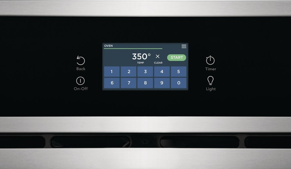 Frigidaire Stainless Steel 27" Single Electric Wall Oven with Fan Convection (3.8 Cu.Ft.) - FCWS2727AS