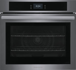 Frigidaire Black Stainless Steel 30" Single Wall Oven with Fan Convection (5.3 Cu. Ft) - FCWS3027AD