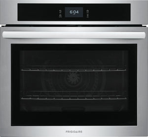 Frigidaire Stainless Steel 30" Single Wall Oven with Fan Convection (5.3 Cu. Ft) - FCWS3027AS