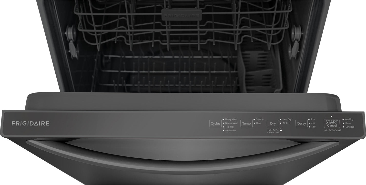 Frigidaire 24" Black Stainless Steel Built-In Dishwasher - FDPH4316AD