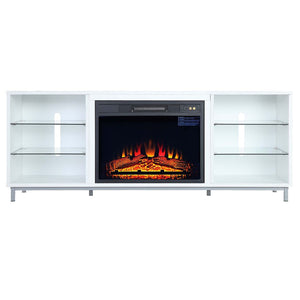 Sahl Fireplace - White